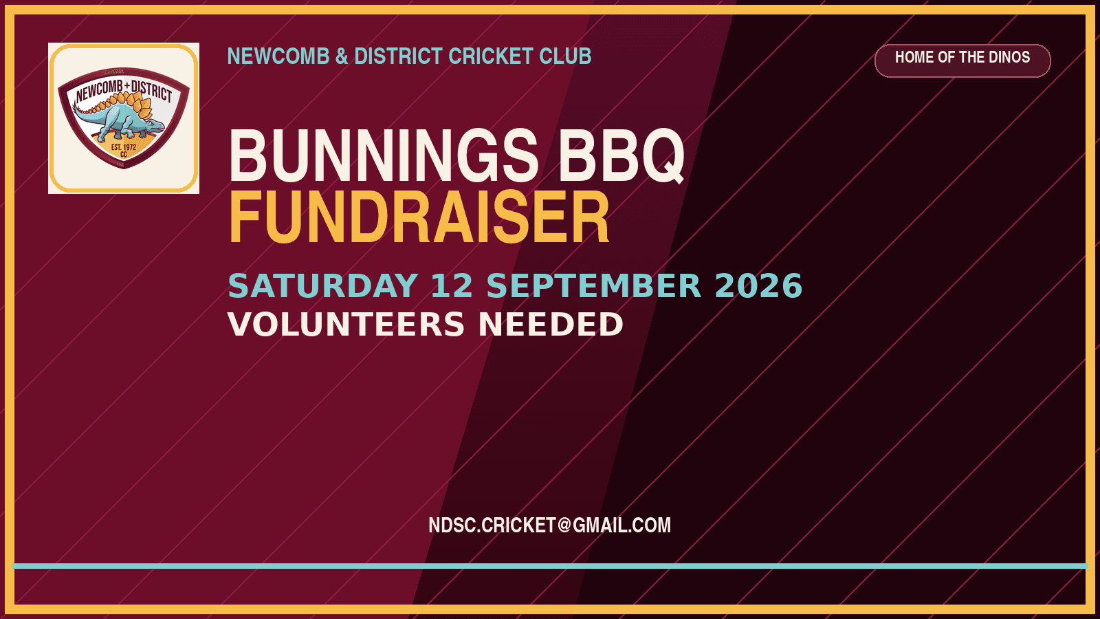 BBQ Fundraiser: Volunteers Needed