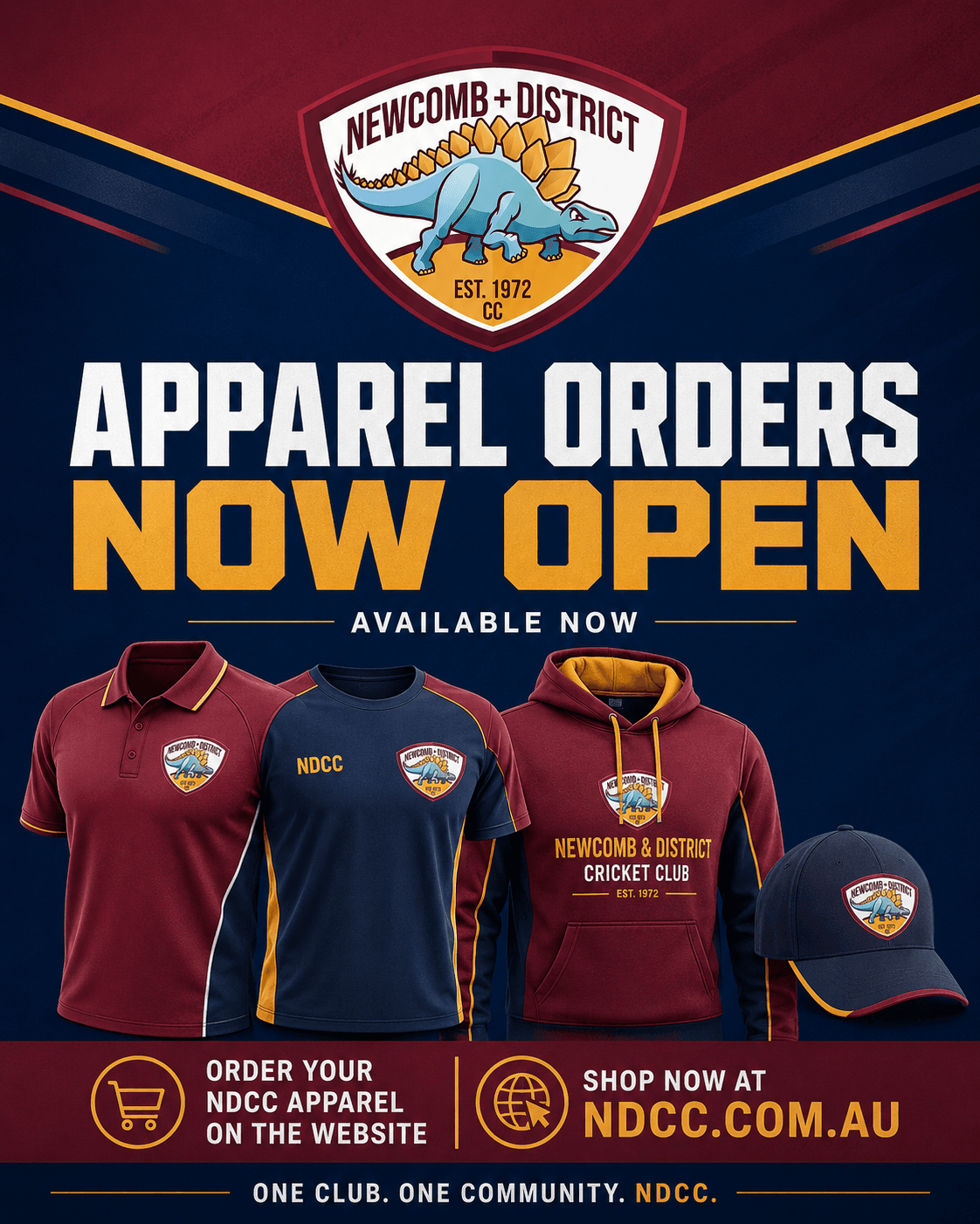 Official 2026/27 NDCC Merchandise Available