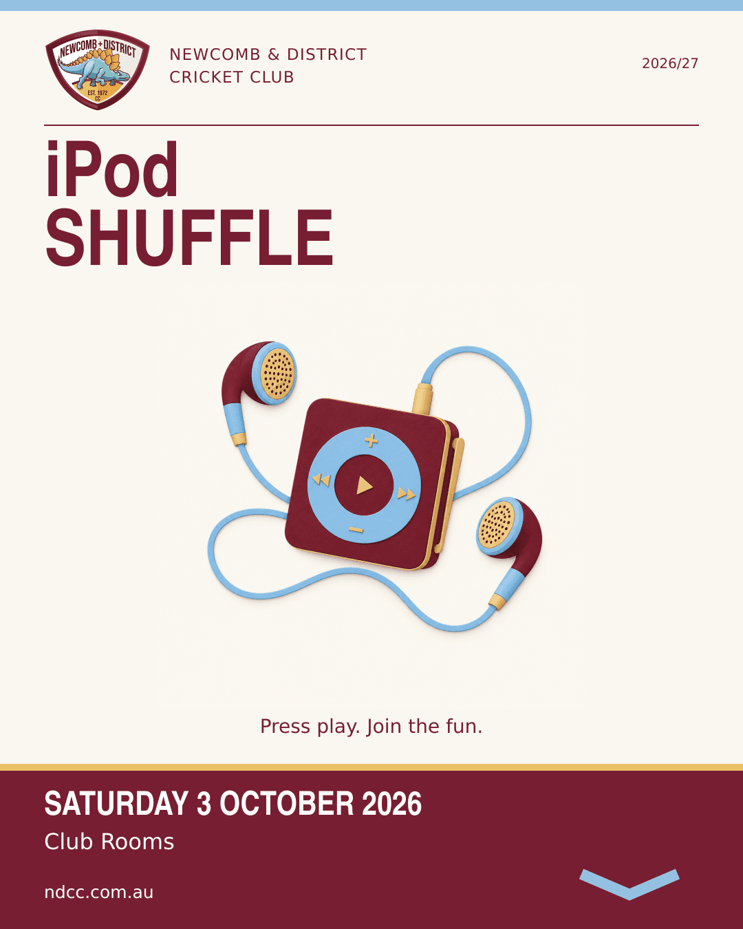 iPod Shuffle event artwork
