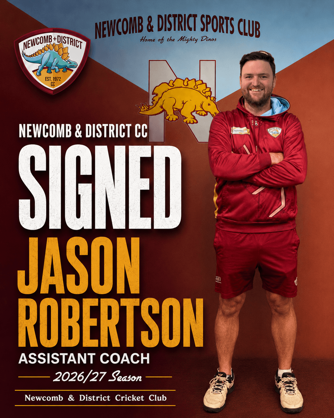 Jason Robertson appointed as Assistant Coach