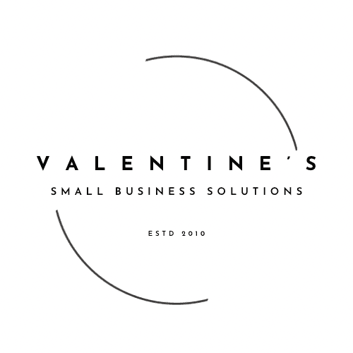 Valentine's Small Business Solutions logo
