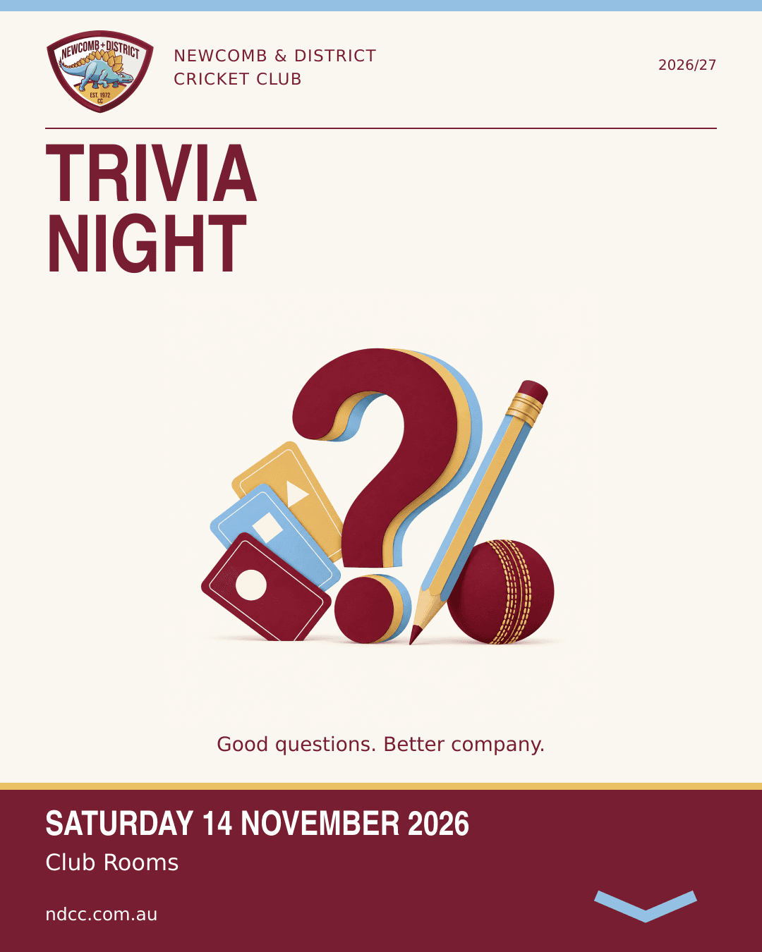 Trivia Night event artwork