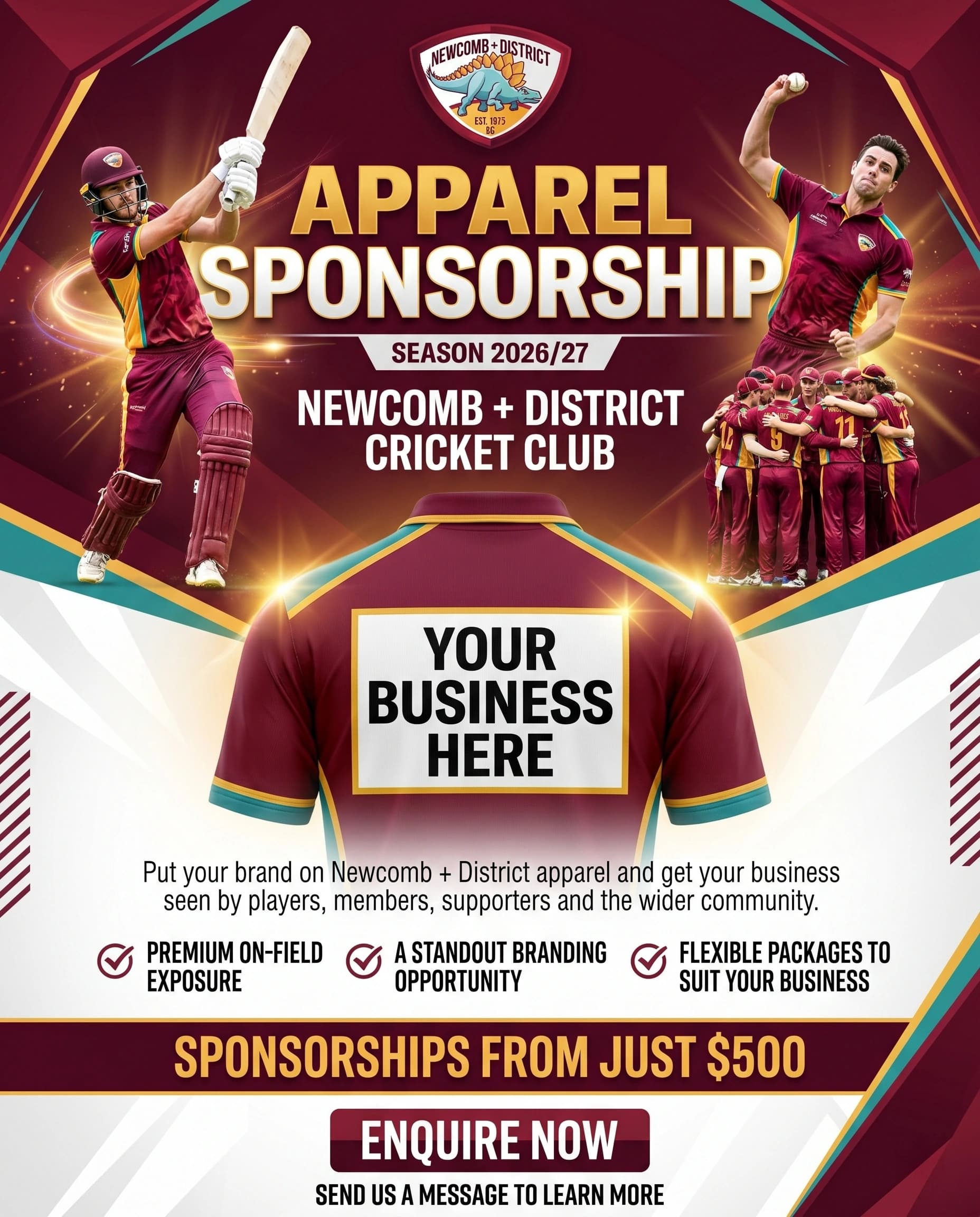 Apparel Sponsorship 2026/27